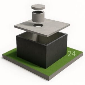 Szambo betonowe jednokomorowe 24m³