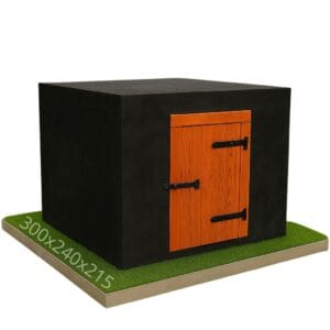 piwnica betonowa z płaskim sklepieniem 300x240x215